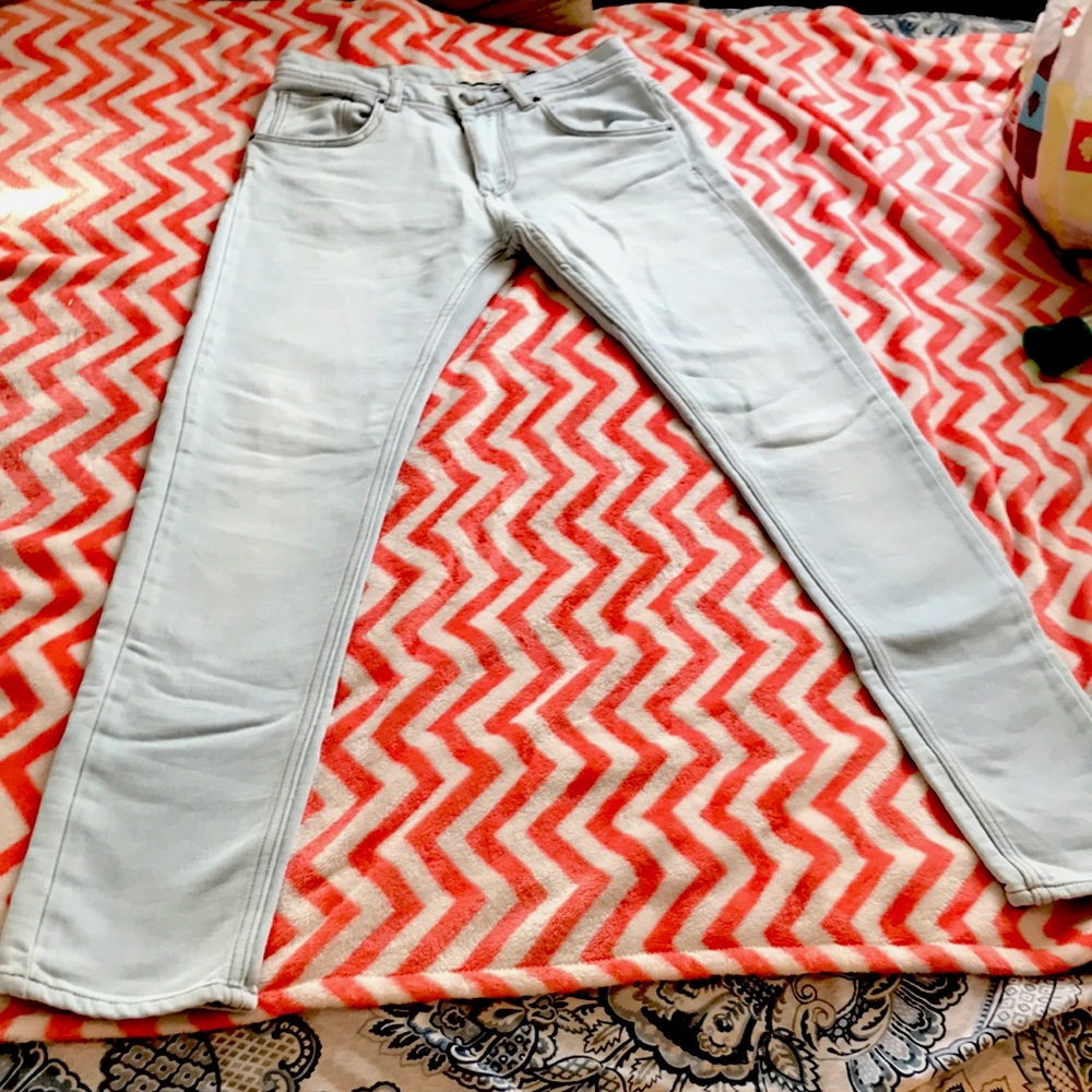 Zara Man Knit Woven Jeans